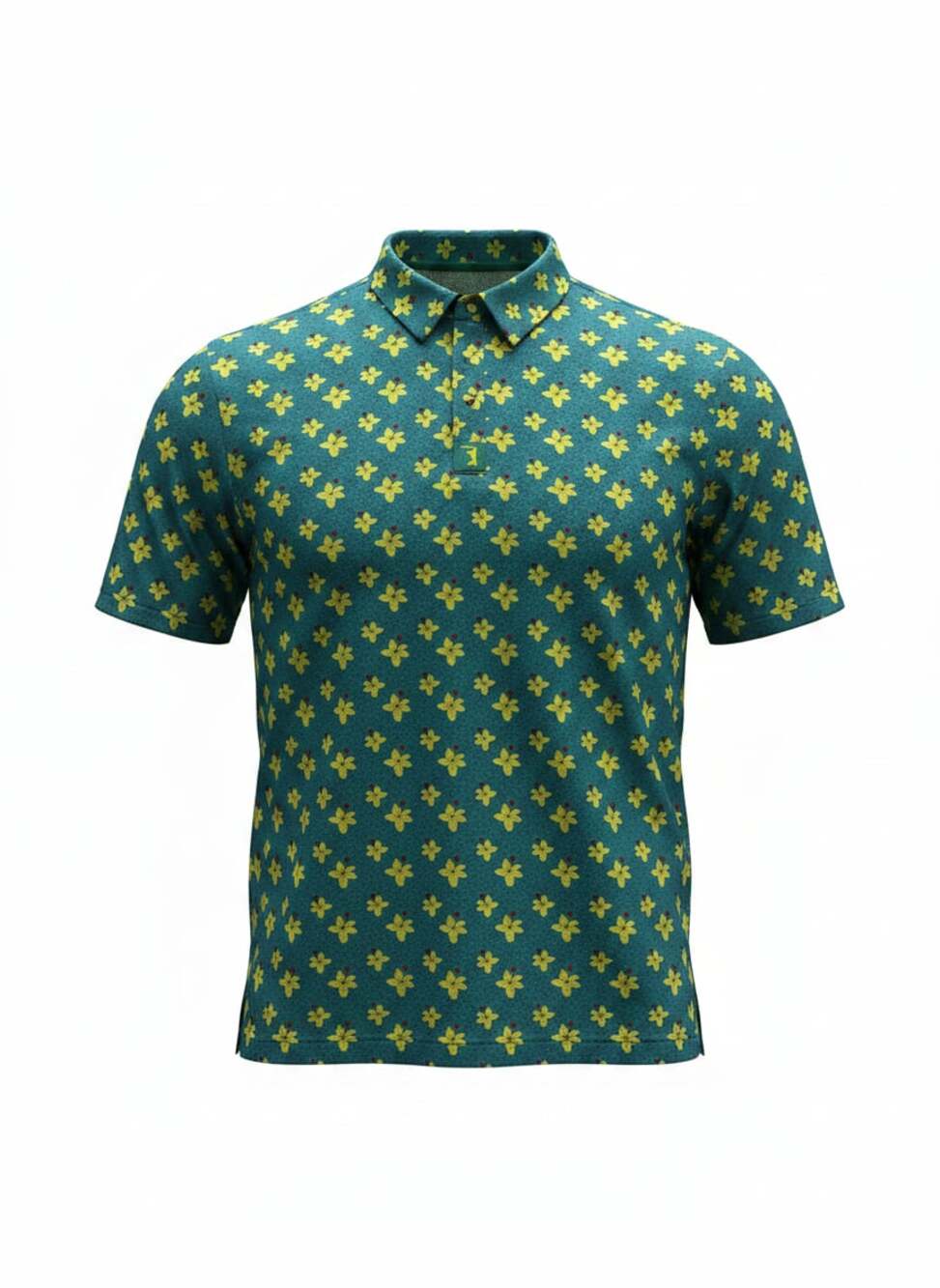 Bogeybros Golf Polo Shirt Floral Print Men's XL